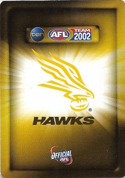 2002 Team Zone AFL Team #13 Joel Smith Back